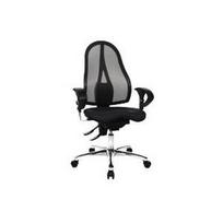 Topstar Bürostuhl Sitness 38,10cm (15), Stoffbezug: schwarz stufenlose Sitzhöhenverstellung mit Toplift, Fitness-Ortho- (ST19U G20)