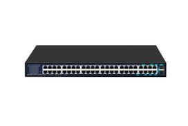 Lanview Unmanaged RJ45 With 2 Gigabit SFP ports Full - Switch - 48-Port (LVN-1UMOUNT-48PORT-2SFP-1G)