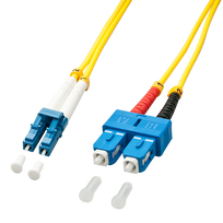 Lindy - Patch-Kabel - LC-Monomode (M) - SC-Einzelmodus (M) - 1,0m - Glasfaser - 9 / 125 Mikron - OS2 - halogenfrei (47470)
