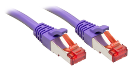 Lindy - Patch-Kabel - RJ-45 (M) - RJ-45 (M) - 30cm - SFTP, PiMF - CAT 6 - gepresst, glatt - Violett (47820)