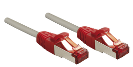 Lindy 3m CrossOver Cat.6 S/FTP Netzwerkkabel, grau RJ45-Stecker, 250MHz, Kupfer, 27AWG (47839)