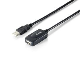 Equip USB2.0 Signal Booster - USB extension cable - USB Typ A, 4-polig (M) - USB Typ A, 4-polig (W) - 5,0m (USB / USB2.0) - aktives Kabel (Signalregenerierung) (133336)