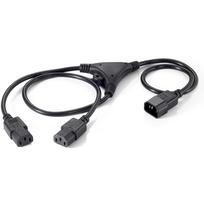 Equip Y-Netzverlängerung IEC C14 -> 2x IEC C13 St/Bu 1 Polybeutel