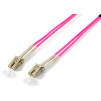 equip Pro - Patch-Kabel - LC Multi-Mode (M) zu LC Multi-Mode (M) - 3,0m - Glasfaser - Duplex - 50/125 Mikrometer - OM4 - halogenfrei - pink (255513)