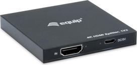 Equip 332715 - HDMI - 2x HDMI - 3840 x 2160 Pixel - Schwarz - Aluminium - 4K Ultra HD (332715)