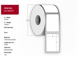 Capture Label Roll, 57x32mm, 12pcs/Box (CA-LB3123)