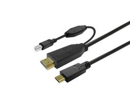 Vivolink PROUSBCHDMIUSBB5 USB Kabel 5 m USB 3.2 Gen 1 (3.1 Gen 1) USB C Schwarz (PROUSBCHDMIUSBB5)