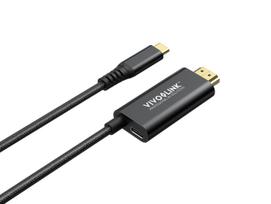 Vivolink USB-C auf HDMI Kabel (PROUSBCHDMIMM2-CHARGE) – 4K@60Hz, 100W Power Delivery, 2m