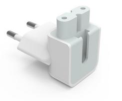 Vision - Adapter für Power Connector - IEC 60320 C7 zu CEE 7/7 - weiß - Europa