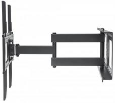 Manhattan TV & Monitor Mount (Clearance Pricing), Wall, Full Motion, 1 screen, Screen Sizes: 32-55, Black, VESA 200x200 to 400x400mm, Max 50kg, LFD, Tilt & Swivel with 3 Pivots, Lifetime Warranty