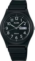 Seiko ALBA AQPJ411 Vyriškas sportinis laikrodis, lengvas titano korpusas, 10 bar vandens atsparumas, šviesai jautrus ciferblatas, patvarus nailoninis dirželis, originalus Japonija juoda
