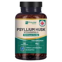 Psyllium luobelė 10000mg su Acidophilus 1 milijardu CFU, 120 veganiškų kapsulių