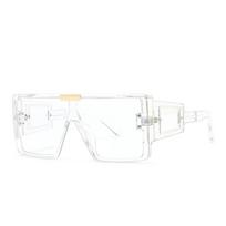 Shield Visor Mask Sunglasses Oversized Windproof UV400 Big Frame Goggles for Women Men Sport Shades Punk Style as picture