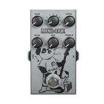 M-vave MINI-EFX kelių efektų pedalas, 4 perjungimo efektai, 4 iškraipymo efektai, sustiprinantis 3 juostų ekvalaizerį, tikras elektrinės gitaros apėjimas as the picture
