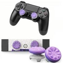 Nykščių dangteliai Sony PS5 PS4 valdikliui Fps nykštuko prailgintuvo dangtelis Playstation 4 žaidimų pultui Žaidimų priedai juoda