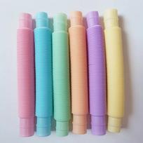 8 vnt. Didelės Pop vamzdeliai Fidget žaislai Sensorinis žaislas Streso ir nerimo mažinimui Vaikams Suaugusiems Mokymosi žaislai Mažyliams Tampomas vamzdelis
