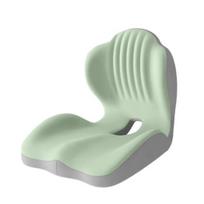 Ergonomic Seat Cushion Memory Foam with L-Shaped Design Hollow Air Circulation Lumbar Support Non-Slip Office Chair Cushion juoda