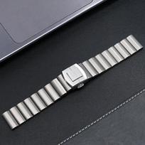 22 mm titano prabangus dirželis Huawei GT4/3Pro 46 mm, 316L nerūdijančio plieno sagties apyrankė Huawei Watch 4/4Pro, Ultimate Band 22mm sidabras