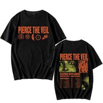 Pierce The Veil I Can't Hear You Pasaulinio Turinio Marškinėliai Unisex Dvi Pusės Spausdinimas Medvilniniai Marškinėliai Vyriški Moteriški Muzikiniai Marškinėliai Roko Grupė Punk Oversized Viršutiniai Drabužiai 4XL