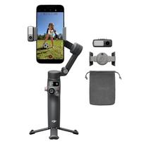 DJI Osmo Mobile 8 Išplėstinis sekimo išmaniojo telefono stabilizatorius su dirbtinio intelekto natyviu garsu ir prailginta pasukimo ašies rankena bei 10 valandų baterijos prailginimu ir