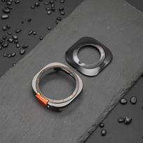 Aliuminio lydinio metalinis buferis, apsauginis dėklas, dangtelis, skirtas Samsung Galaxy Watch Ultra 2025, Samsung Galaxy Watch Ultra 2024 47mm Galaxy Ultra 2025 sidabro baltos spalvos