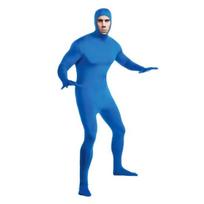 Sceninis kombinezonas su užtrauktuku Pilnas kostiumas Karnavalo Cosplay Glaudus kombinezonas Vaidmenų žaidimų Fotografijos studijos Nematomo žmogaus pėdkelnės 180cm mėlyna