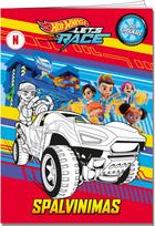 Hot Wheels. Spalvinimas su lipdukais