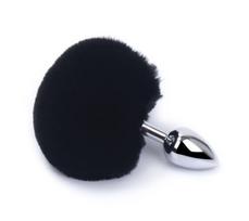 Analinis kaištis su natūraliu lapės kailiu Tail Plug, 15cm