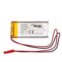 Li-Po LP502248 Akyga AKY0486 3.7V / 450mAh PCM akumuliatorius JST 2 kontaktų jungtis 150mm