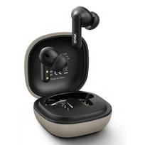 BMW Bluetooth TWS Earbuds Leather Metal Logo ENC taupe