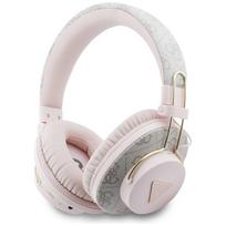 GUESS Over-ear headphones, Triangle Logo, Bluetooth ENC, pink