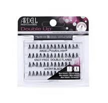 Ardell Double Up Knot-Free Double Flare False Eyelashes, Short, Black