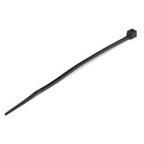 StarTech.com 4(10cm) Cable Ties - 1/16(2mm) wide, 7/8(22mm) bundle diameter, 18lb(8kg) tensile strength, nylon self-locking zip ties with curved tip - 94V-2/UL listed, 100 pack - black