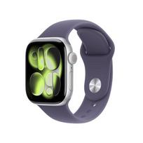 APPLE Apple Watch Series 11 GPS + Cellular 42mm Silver Aluminum Case with Purple Fog Sport Loop - M/L