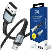 3MK Hyper Cable N-SERIES USB-A to MicroUSB QC 3.0 5V/2A 10W black cable