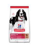 HILL'S Science Plan Canine Adult Medium Lamb & Rice 18 kg šunų maistas vidutinio dydžio veislėms su ėriena ir ryžiais + 3 skardinės NEMOKAMAI