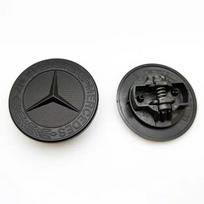 Karštos Prekės Automobilio Logotipas Priekinės Variklio Dangčio Emblema Metalinė Plokščia Ženklelio Aksesuarai Mercedes Benz AMG E S C A B Klasėms GLE GLS CLS GLC CLA G juoda