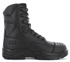MAGNUM Precision Rigmaster 8.0 SZ WP S3 batai - Sidezip - Neperšlampami - Vyriški apsauginiai batai Darbiniai batai Odiniai Juodi M801365-021 ORIGINALAS EU 40 UK 6.5 juoda