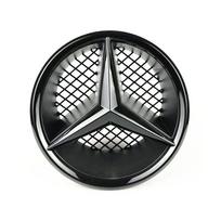 1 vnt. grotelių emblemos žvaigždės ženklelis priekinių grotelių logotipas Mercedes Benz W204 W205 W213 X253 ABCES CLA GLB GLC GLE GLS priedai1 W204 185mm