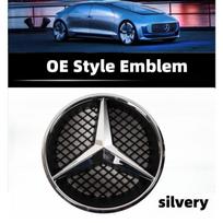 Automobilio radiatoriaus grotelių emblema Žvaigždės ženklelis, Priekinių grotelių logotipas Mercedes Benz W204 W205 X253 X156 W176 W177 W167 W246 W117 X167, Priedai VITO 2012-2019