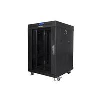 Rack installation, standing 19 15U 600X600 black, glass door (flat pack) | FF01-6615-12BL | 5901969430356
