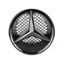 3D Automobilio Grotelių Emblema Žvaigždės Ženklelis Priekinių Grotelių Logotipas Mercedes Benz W204 W205 W213 X253 A B C E S CLA GLB GLC GLE GLS Priedai1 W213 185mm