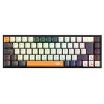 Redragon K633CGO-RGB  Ryze  68-Key Compact Mechanical Gaming Keyboard - RGB Backlit, Hot-Swappable Red Switches, Colorful PBT Keycaps