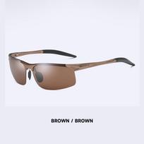 Lightweight Aluminum Magnesium Sports Glasses UV400 Protection for Men Running Cycling Outdoor Activities