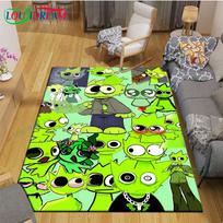 Madingas S-Sprunki Incredibox žaidimo kilimas Lauko kilimas Plotinis kilimas Neslystantis kilimas Miegamojo dekoras Kilimas kambariui Vaikiška dovana 40x 60cm