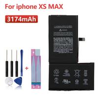 Rechargeable Lithium Battery For iPhone XS MAX A2101A192 A2104 A2102 Phone battery 3174mAh