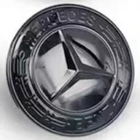 3D ABS logotipas automobilio priekinės grotelės priekinio variklio dangčio emblema lipdukas Mercedes Benz W203 W204 W205 W206 W212 W213 W221 W222 W223 priedams 57mm black sticker
