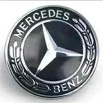 3D ABS logotipas automobilio priekinės grotelės priekinio variklio dangčio emblema lipdukas Mercedes Benz W203 W204 W205 W206 W212 W213 W221 W222 W223 priedams Big S pins silver