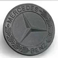 3D ABS logotipas automobilio priekinės grotelės priekinio variklio dangčio emblema lipdukas Mercedes Benz W203 W204 W205 W206 W212 W213 W221 W222 W223 priedams 2pins black cap