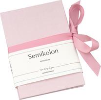 Semikolon Nuotraukų albumas Leporello Classico Petit Atelier, šviesiai rožinis